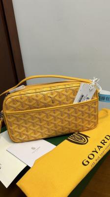 wholesale quality goyard yellow camera bag 020189